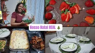 VÉSPERA DE NATAL REAL  | Missa, jantar ,bombom de travessa de morango e Família ❤️ | Vlog de Família