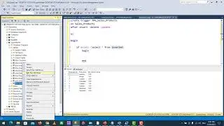 مثال علي التريجرز (الزناد) في اس كيو ال trigger examble in SQL server