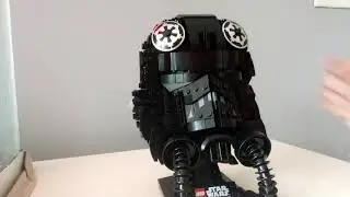 Lego tie fighter pilot helmet review.