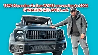 🚘 1990 Mercedes G-class W463 conversion to 2023 G WAGON G63 AMG Look !!!