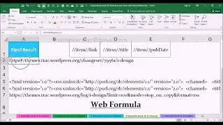 FILTERXML Web Function with Examples in MS Office Excel Spreadsheet 2016