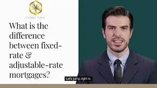 What is the difference between fixed-rate & adjustable-rate mortgages?