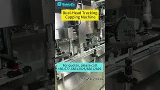 Dual Head Tracking Capping Machine-SaintyCo