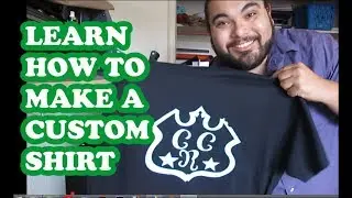 Learn how to make a custom shirt with a heat press and US MH-871 cutter and siser easyweed vinyl