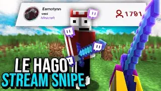 LE HAGO STREAM SNIPE a PARTNER de HOLYPVP🤣...  | Minecraft HCF