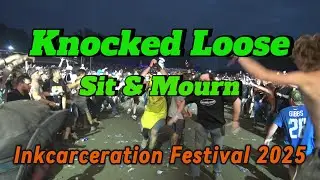 Knocked Loose - Sit & Mourn - Inkcarceration Festival 2025 - MOSH PIT - CROWD SURFING - 7/18/25