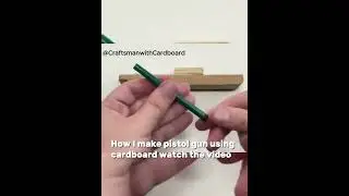how to make pistol gun using cardboard #trending #shorts #cardboard #craftsman