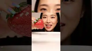 Strawberry &ldquo;Sugar Sand&rdquo; in Candy Glass ASMR 🍓 | Satisfying Bite & Crunch (AI-Generated)