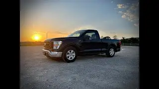 LOWERING MY 22 F-150 COYOTE single cab on IHC 3/5 DROP