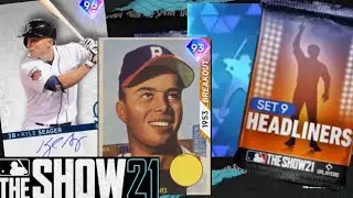 Set 9 HEADLINERS Pack Opening!! 10 FREE PACKS! MLB The Show 21 Diamond Dynasty