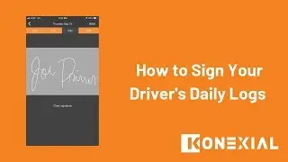 How to Sign Your My20 ELD Daily Logs