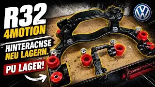 R32 Turbo ...Hinterachse Neuaufbau - PU Lager Update. 