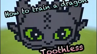 TOOTHLESS PIXEL ART TUTORIAL (how to train a dragon)