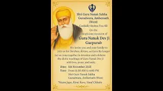 Gurudwara Shri Guru Nanak Sabha (Ambernath Dist- Thane Mumbai) Guru Nanak Jayanti 2025