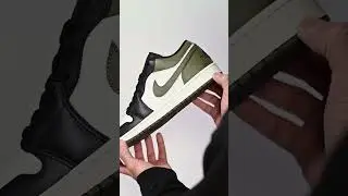 The Nike Air Jordan 1 Low Olive Green