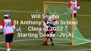Will Snyder (Goalie) | Spring Highlights | St. Anthonys 2022