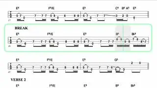 MEGADETH ● Dawn Patrol [ Isolated Bass + TAB ]