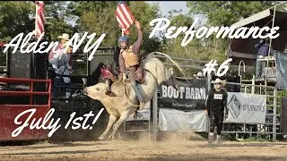 July 1st Bull Riding Highlights /Alden NY Championship Rodeo/ Elite Lady Bull Riders Sanctioned/