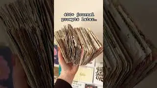 What 400+ junk journal prompts looks like 👀