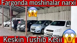 Nmga Fargonda moshinalar narxi keskin tuwb keti😱
