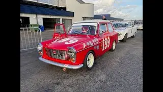 SIDEWAYS ROB STILL DRIFTING THE AUSTIN A40 IN HRDC JACK SEARS TROPHY - RACING IN EVEN MORE RAIN!
