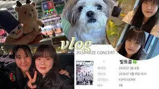 [브리즈 브이로그] 라이즈 콘서트 티켓팅❗🙏🏻 브이로그 • 라이즈 • 브리즈 • 일상 • 숑프 • 성찬 • 배구직관 • 정관장 • 티켓팅 • 멜론티켓 • 카페 