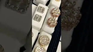 Vs1 Vvs Diamond Earrings Natural In Yellow, White, Rose Gold 14kt HMU @potion713 Shipping worldwide