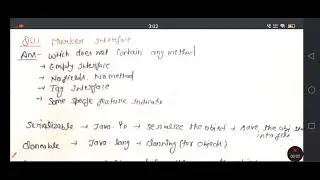 Marker interface | Java interview | in Hindi