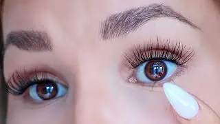HOW TO Apply & Remove Eyelash Extensions AT HOME ft. TEMU!