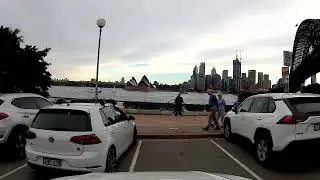 Sydney Opera House, driving under Harbour Bridge and looping around past Luna Park