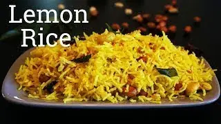 HOW TO MAKE LEMON RICE | Lemon rice in 5 minutes | Quick & Easy #lunch box Idea |#LemonRice Recipe