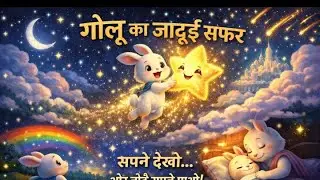 #जादुई_तारे_और_नन्हा_खरगोश ✨🐰 | Magical Star Story for Kids 🌟📖