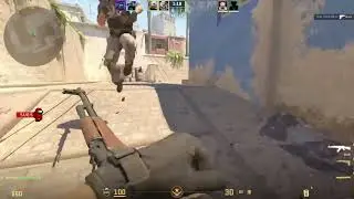 1 Round 4 Kill! Mirage Clutch! #gaming #cs2 #kickclips #cs2clutch  #csgo #mirage