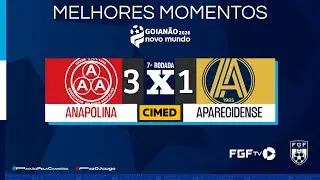 MELHORES MOMENTOS ANAPOLINA X APARECIDENSE | 7 RODADA GOIANÃO 2026