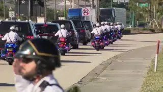 Fallen deputies make final pass through areas they patrolled