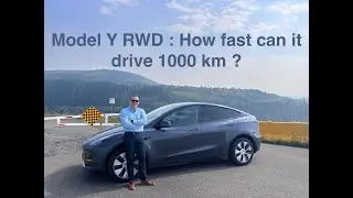 Salmon Arm challenge (1000km across the Canadian Rockies) - Tesla Model Y, RWD, LFP battery.