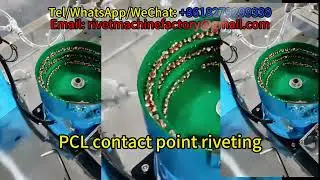 Canadian Electrical Contact Riveting Machine  High Speed ​​Metal Riveting System  PLC Contact Riveti