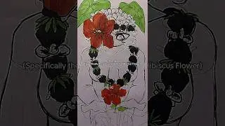 Those kukui nut leis hit different #artist #art #sketchbook #traditionalart #trend #persona
