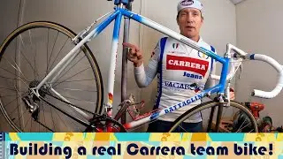 Building a real deal Carrera Battaglin team bike (Warning - Delta brake content...)