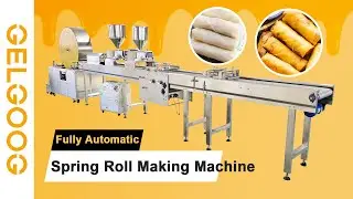Automatic Spring Roll Making Machine|Egg Roll Machine(New)