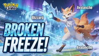 Freeze the Enemies in Blizzard | Alolan Ninetails |#pokemonunite #pokemon #ninetails 