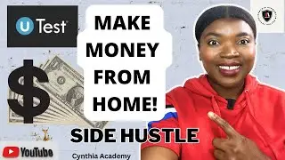 Make money from home on Utest as a user tester. You can work from any part of the world.