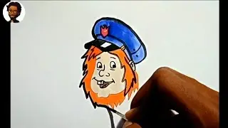Zed drawing|Police academy anime| #art #anime #police #drawing