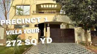 Precinct 1 Villa Inside Tour| 272 Sq Yard Villa Precinct 1 #bahriatown