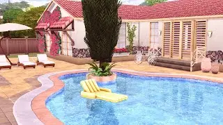 ITALIAN SUMMER VILLA 😍 #1 | Exterior | round pool | The Sims 4 | Speed Build | Part 1