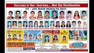 # RIITS 2021 RESULTS#JEEMAIN2021#IIM-IPM#NTSE#BITSAT#IIT-HSEE#NID#2021 RESULTS #kvpy