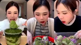 YY'S ​​Matcha Ice Eating | Только YY ice Eating