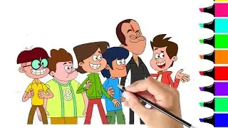 How to draw Golmaal Jr cartoon characters easy