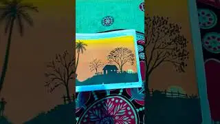 silhouette painting 🎨🎨#painting #shorts #athrava @ gamer