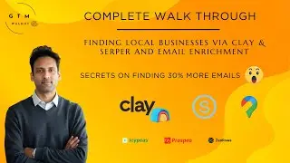 Complete Workflow -  Local Business finding to email enrichment using GTM engineering